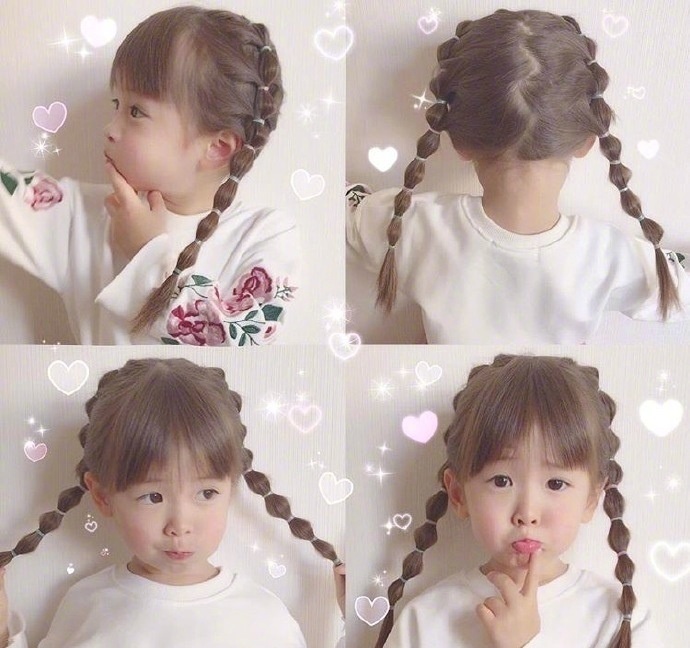 小宝贝儿发型推荐,留着以后给女儿扎吧