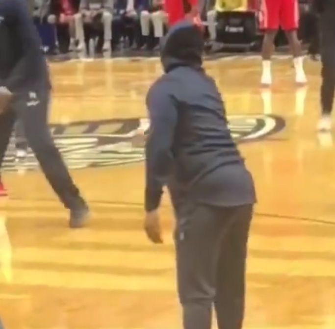 假扮NBA球员分不出真假?2米08路人假扮新秀