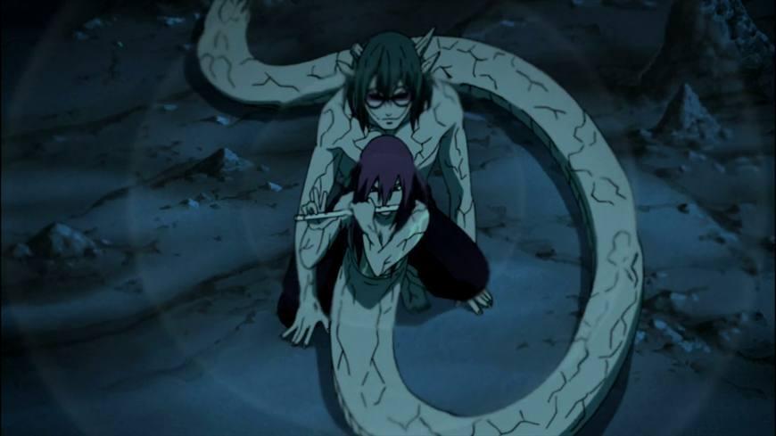 和鼬联手对战药师兜时的截图,药师兜掌握了逆天的能力,开启仙人模式