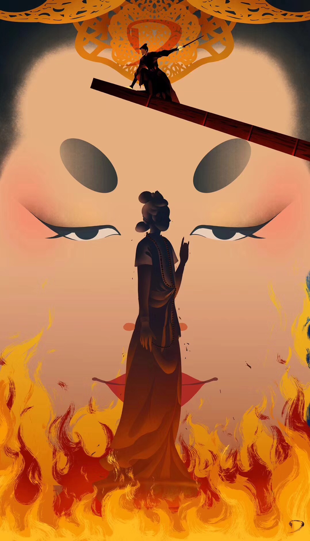 徐克《狄仁杰》三部曲艺术海报通天帝国、神都