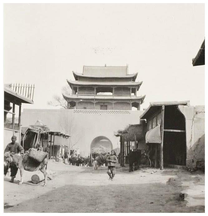 丝绸之路上的酒泉1910年留下的珍贵照片