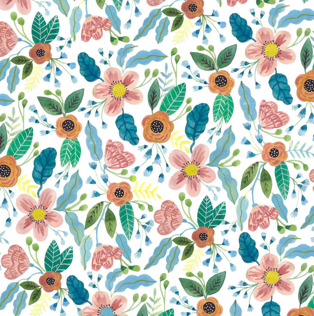 插画花卉图案 / by.Iisa Mönttinen|插画|花卉|图案_新浪新闻