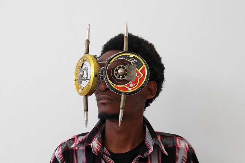 来自肯尼亚的设计师cyruskabiru的未来主义风格眼镜作品2