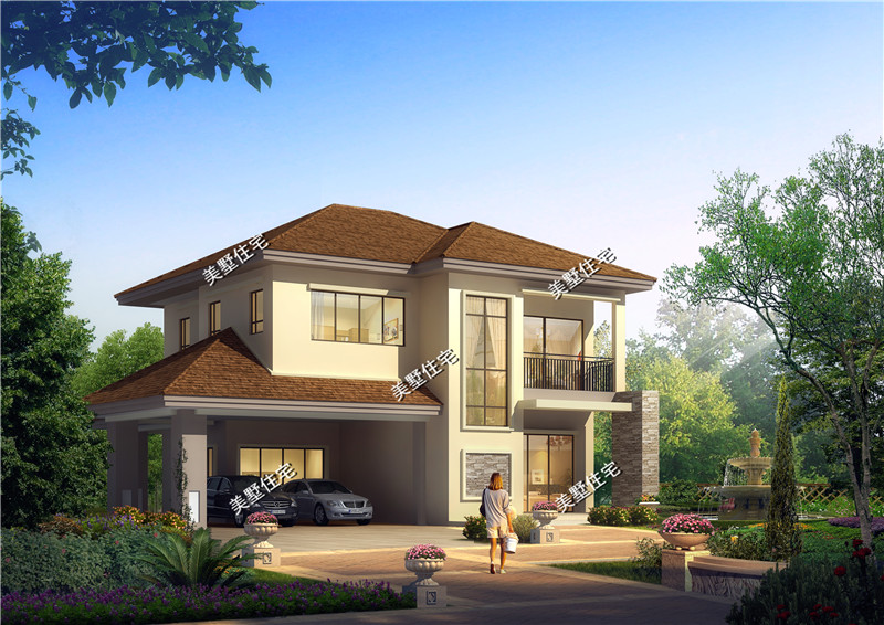 三款带车库的农村自建房,再也不怕你的爱车风吹日晒了