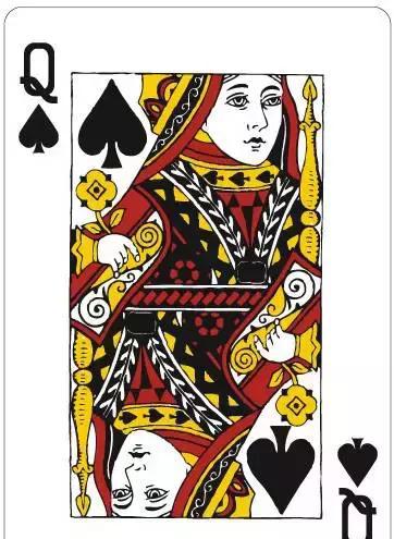 黑桃q:是希腊智慧和战争女神帕拉斯.