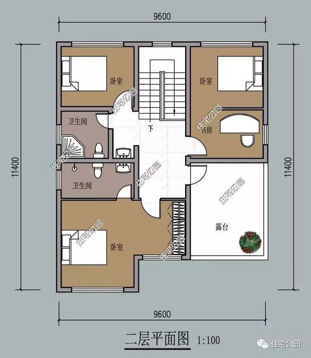 農村10x11米實用自建房,戶型方正採光好,16萬建成!