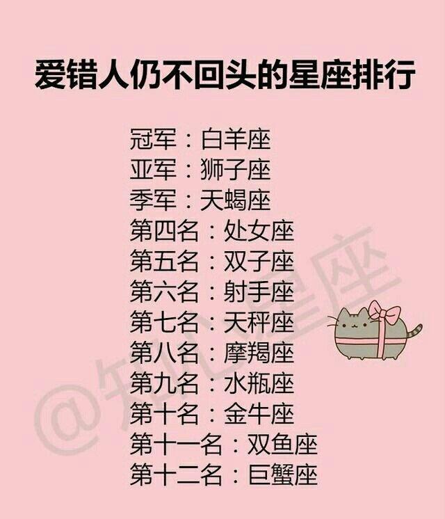 12星座給人的感覺要不要這麼準