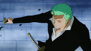 这些动图表明,这些货色,也就只配给索隆热热身而已!