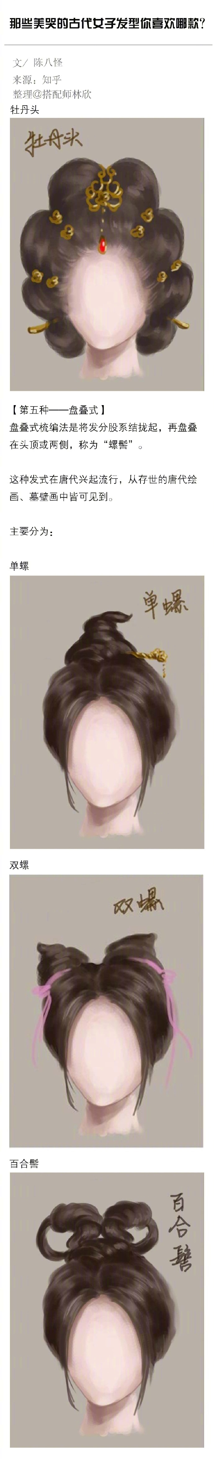 古代女子发型盘点，你喜欢哪款？|发型|盘点|女子_新浪新闻