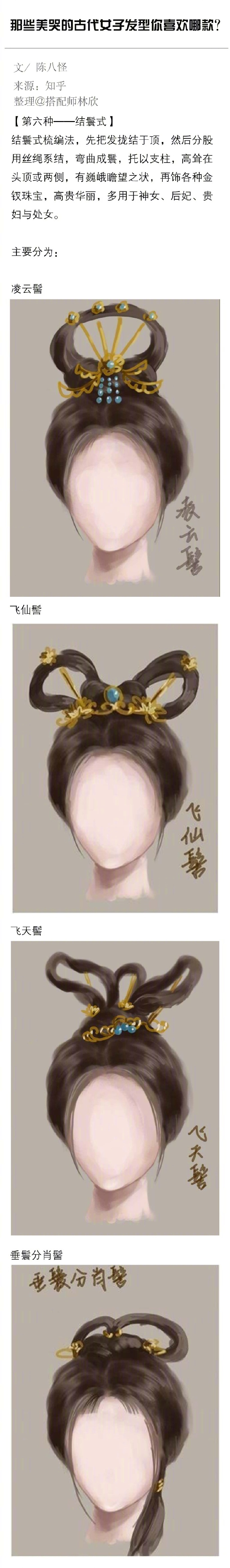 古代女子发型盘点，你喜欢哪款？|发型|盘点|女子_新浪新闻