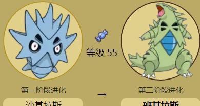 沙基拉斯是岩石属性和地面属性神奇宝贝,沙基拉斯是灰蓝色的神奇宝贝