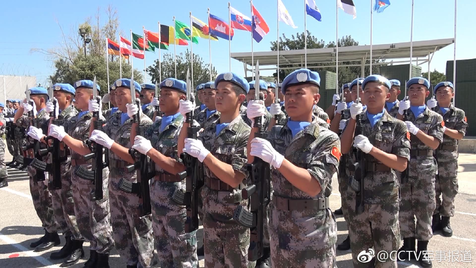 中国赴黎维和部队官兵荣获联合国“和平荣誉”勋章|联合国|勋章|李岗_新浪新闻