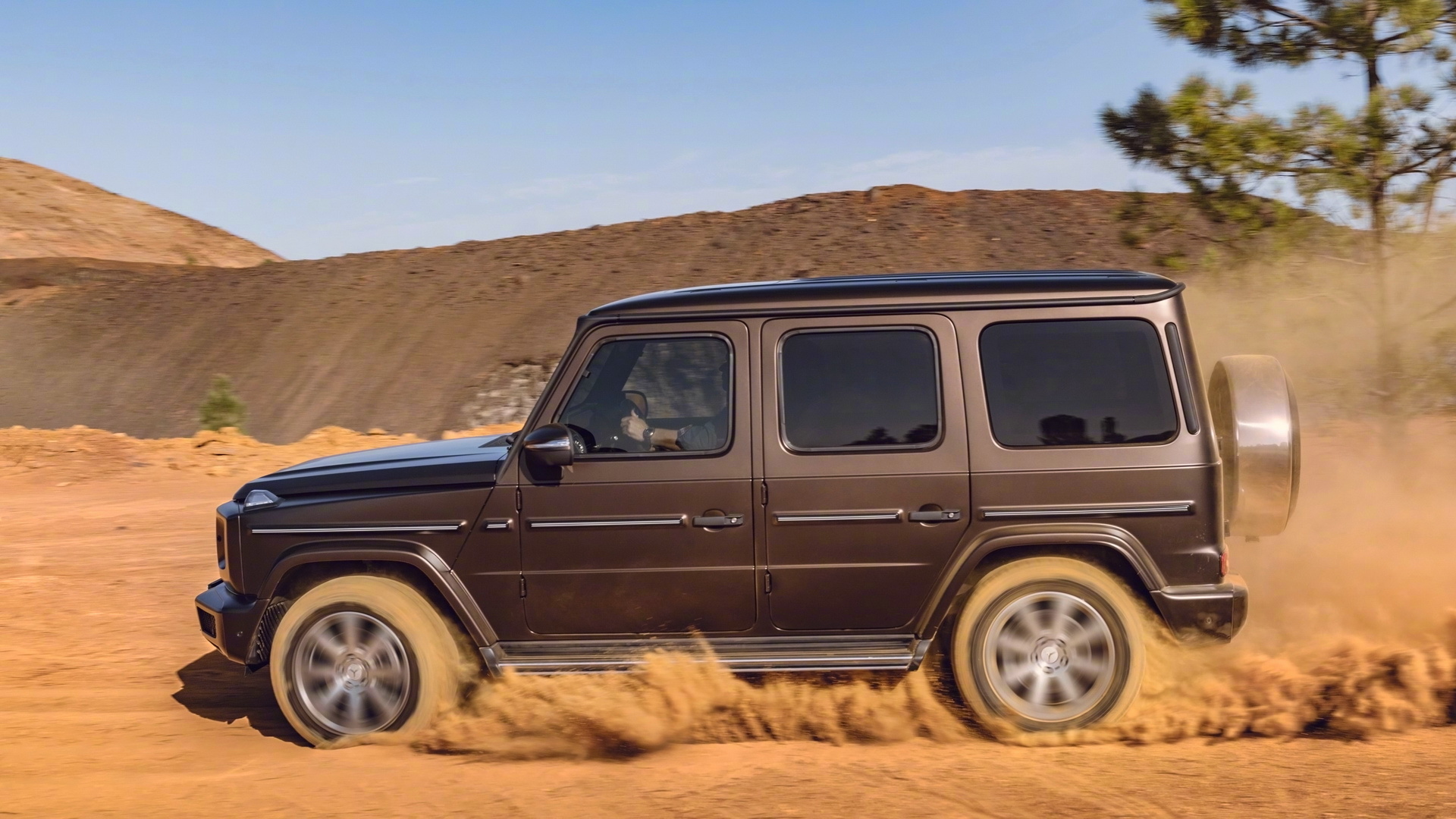 飞沙走石,方显大g本色 @汽车美图