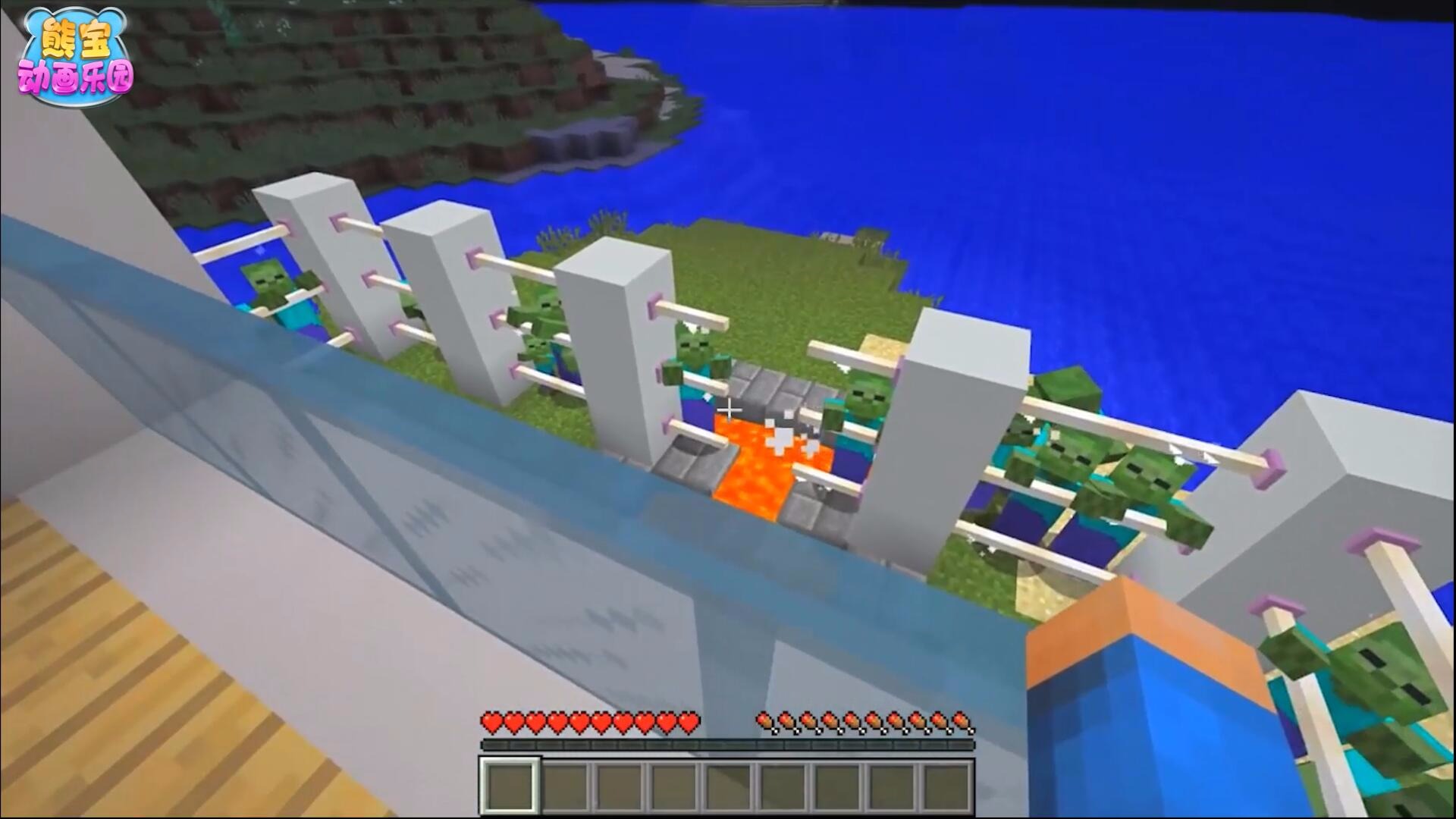 我的世界动画:怪物学校Him老师带着怪物学生们