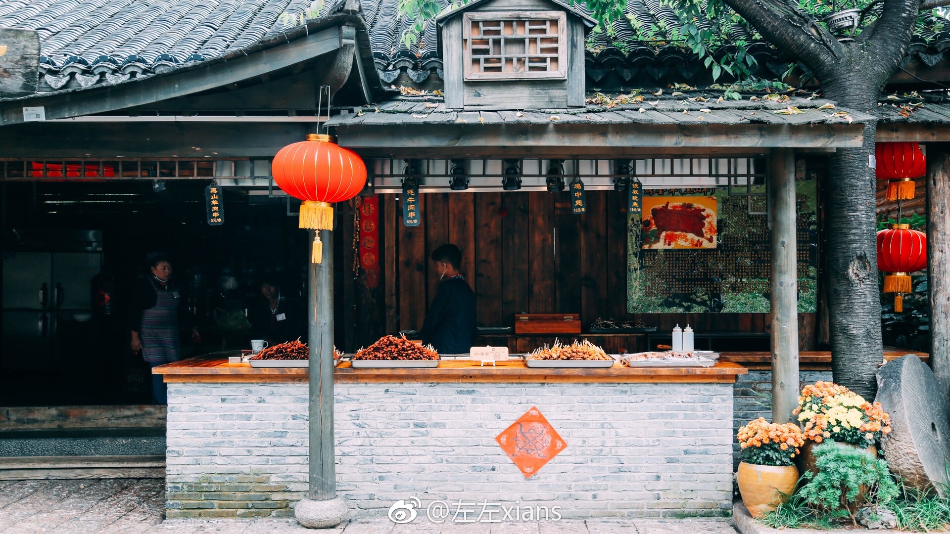 丽江美食街图片