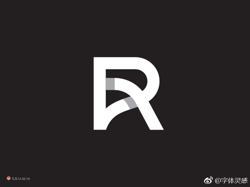 R字母logo设计|字母|logo设计_新浪新闻
