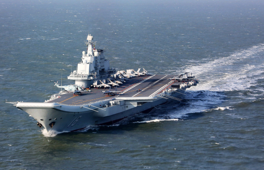 辽宁舰初步形成作战体系,是我国一个非常重要的节点和门槛,中国海军也