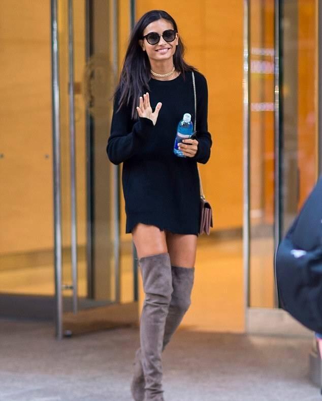 超模kellygale前往维密试装将第四次登上维密大秀