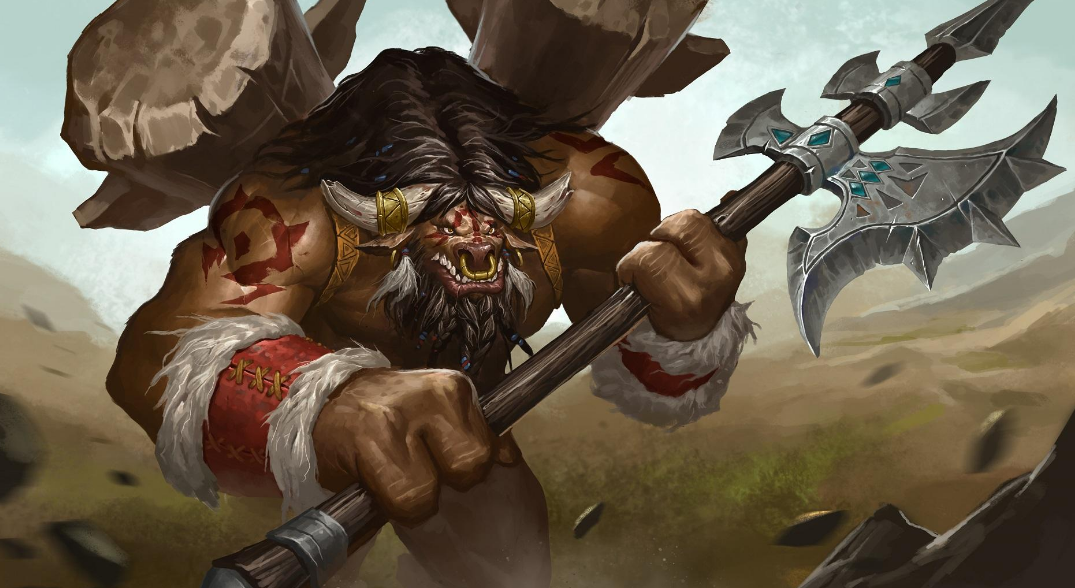 要说能扛牛头人酋长肯定是其中之一,本身就皮糙肉厚有伤害技能在眩晕