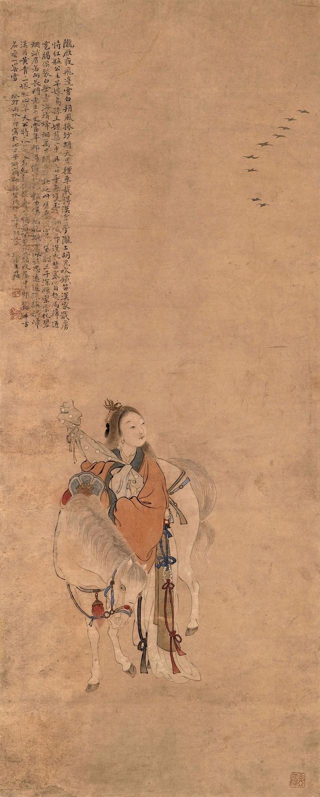 清代名家费丹旭人物画作品欣赏