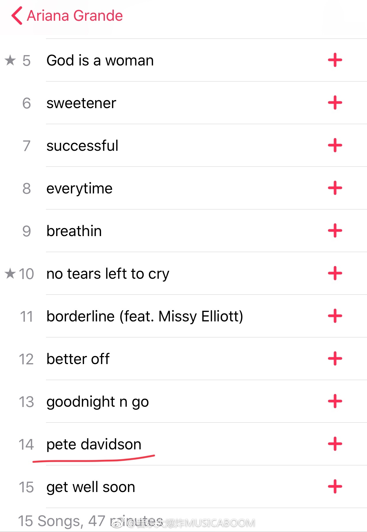 国区apple music已经上架的最新专辑sweetener