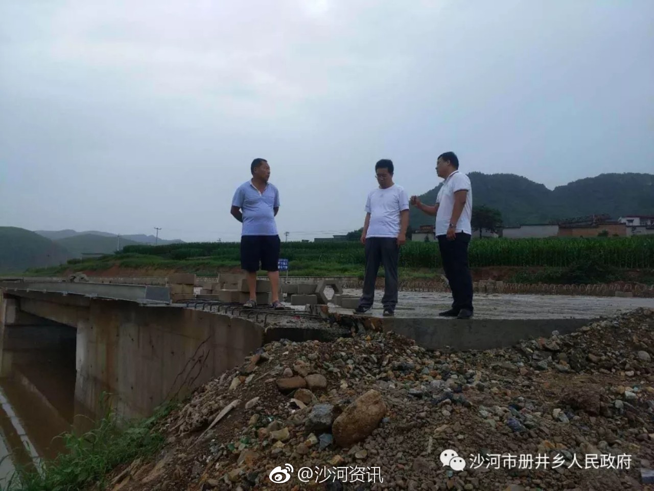 沙河市册井乡全力以赴做好防汛工作