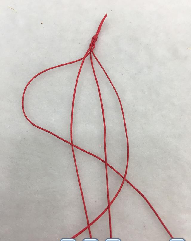 教你如何编出百搭的四股平安结2分钟就可以学会的diy