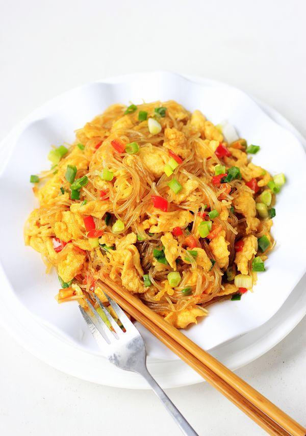 缠缠绵绵的快手菜粉丝炒鸡蛋