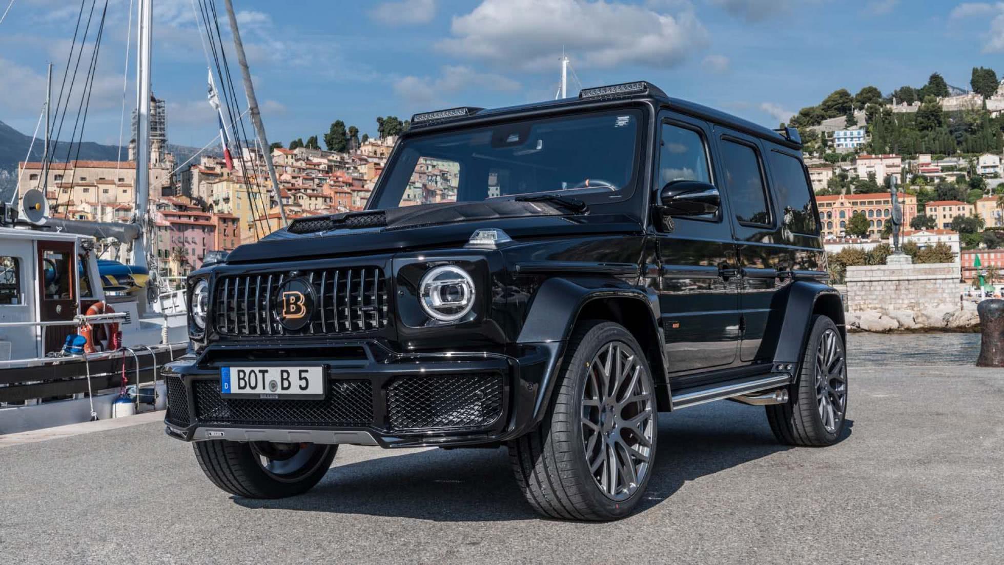 巴博斯调校amg g63,化身"黑武士"爆发691马力!