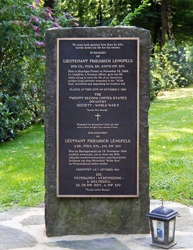 人性的光辉—为营救美国伤兵而牺牲自己的德军上尉伦费尔德