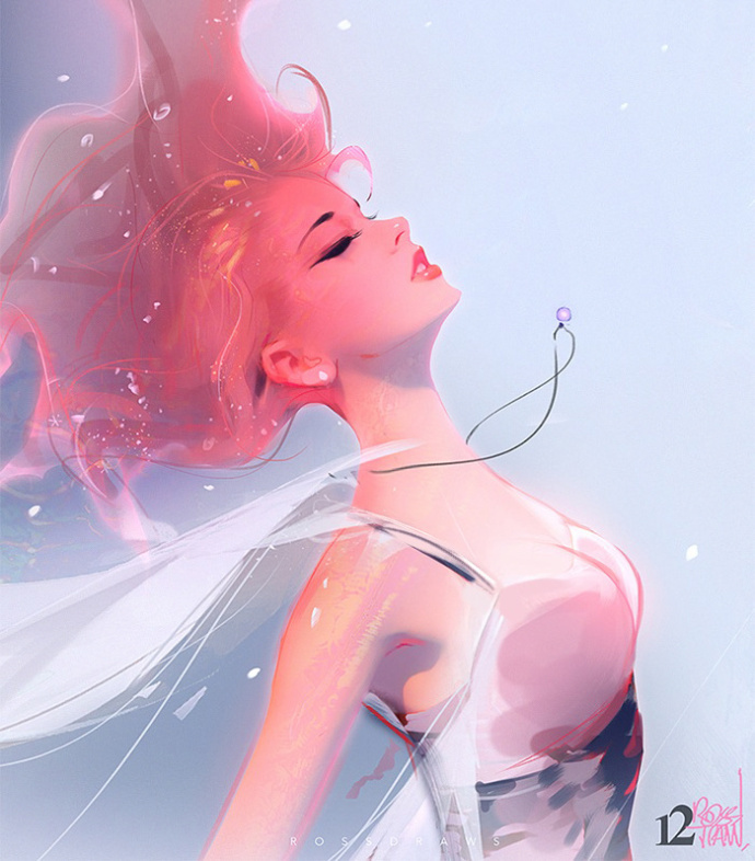 记忆是相见的一种方式.插画师 rossdraws