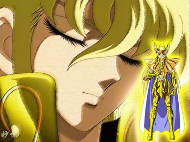 闭眼的沙加和艾欧里亚不分高下,睁眼的沙加在黄金中是出类拔萃的.