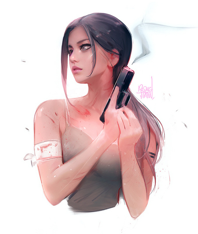 记忆是相见的一种方式.插画师 rossdraws