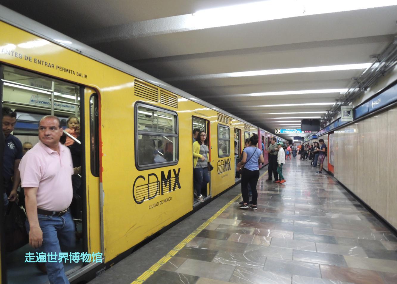 墨西哥地铁太贴心! 站名用图画表示, 任何人都不会下错车