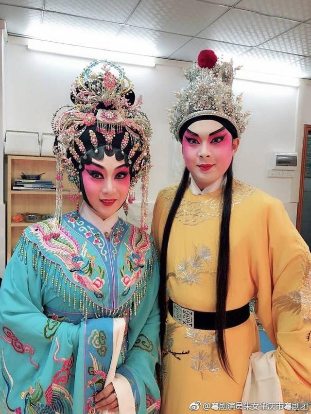 西江日报记者 刘春林 摄 朱女,粤剧演员,肇庆市粤剧团领衔主演.