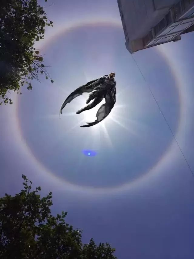 超级日晕突临春城,你的朋友圈有多少光圈?