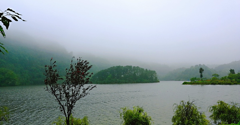 摄影,金沙县平坝镇西洛湖风光