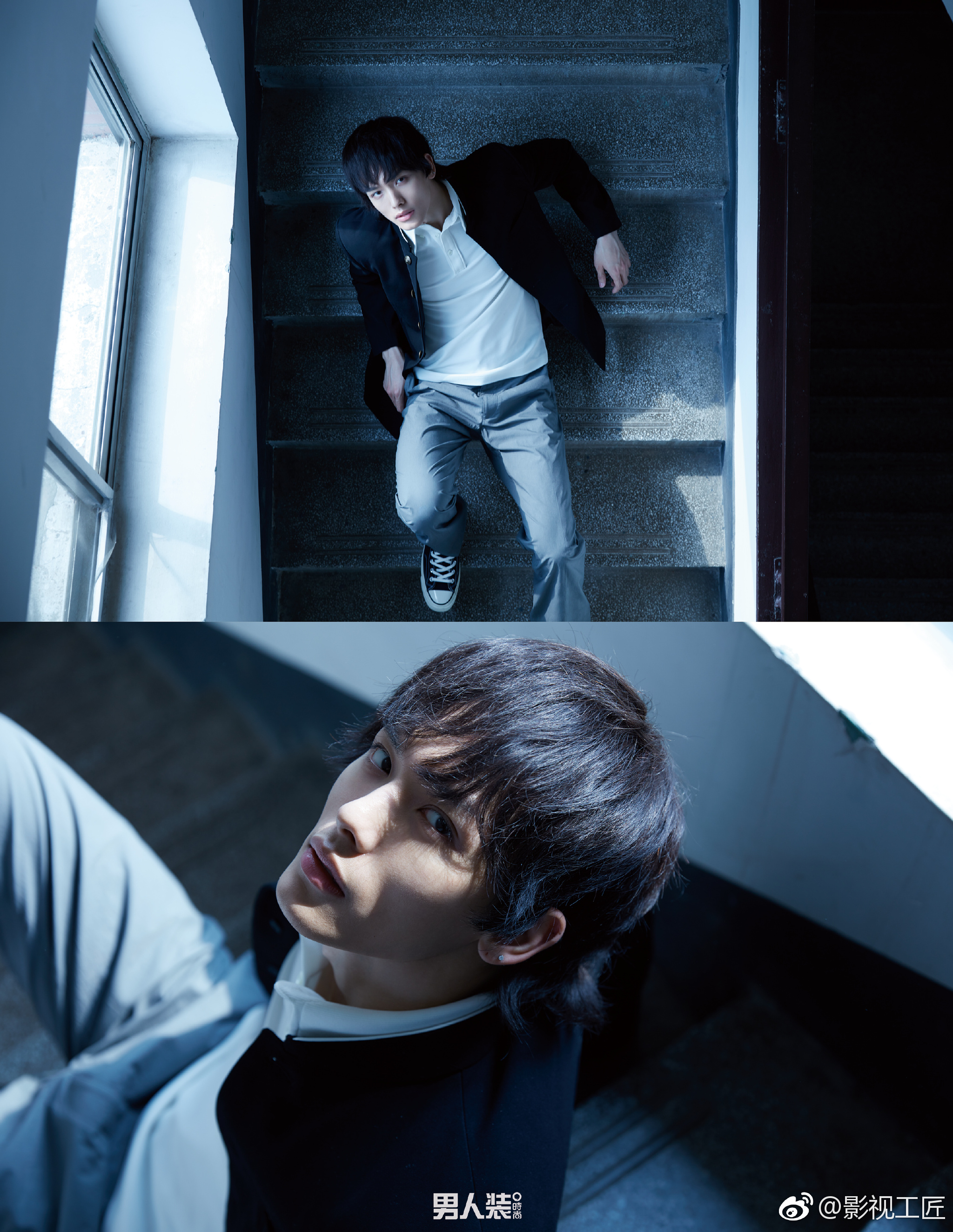 王以纶稍息立正我爱你王以纶男人装拍摄的6月刊大片出来了