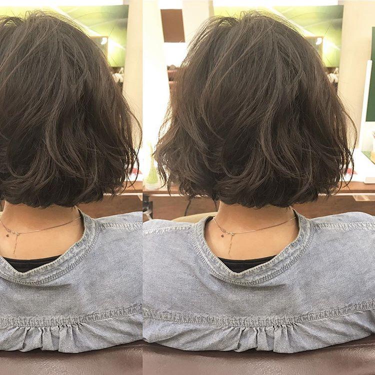 波波头做这样的卷发,俏皮又可爱