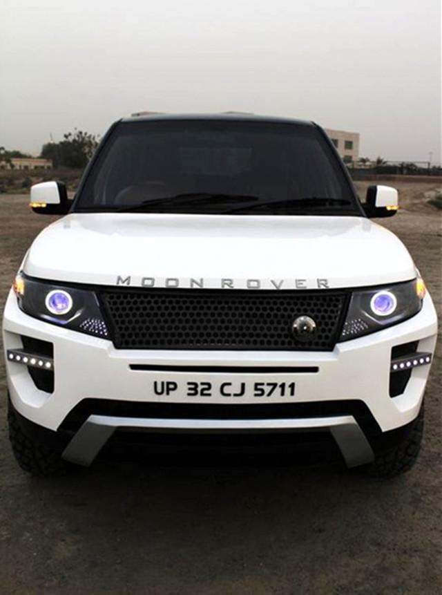 名为moon rover山寨路虎极光现身印度,上街回头率200%!