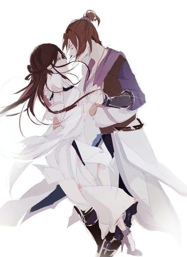 露娜亲自下厨做了美食给至尊宝吃,于是至尊宝吃得很快,结果