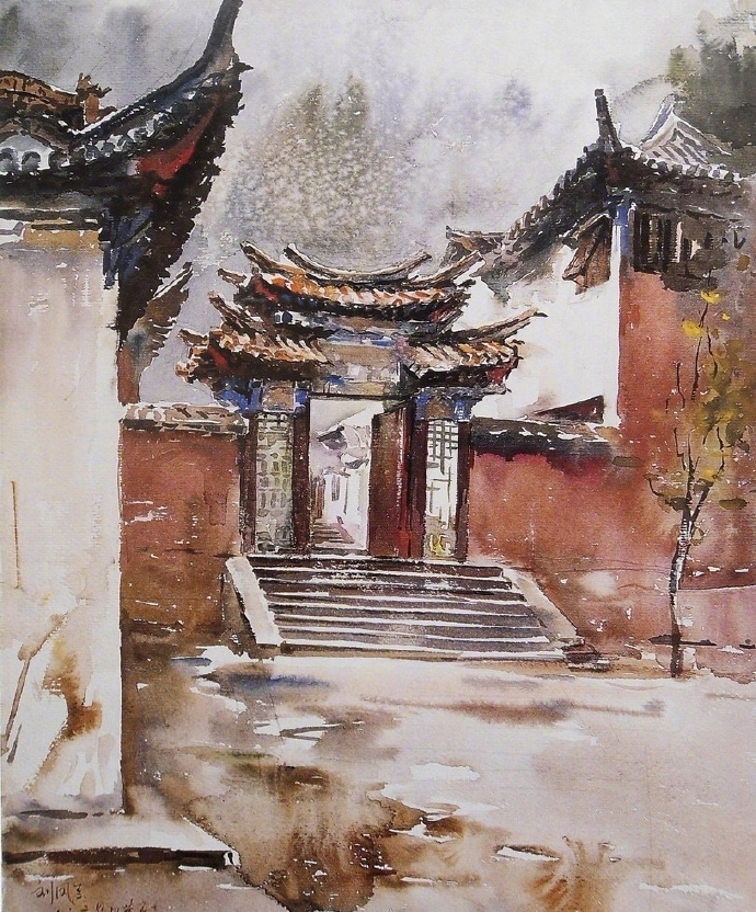 以心变物心化自然丨刘凤兰水彩欣赏