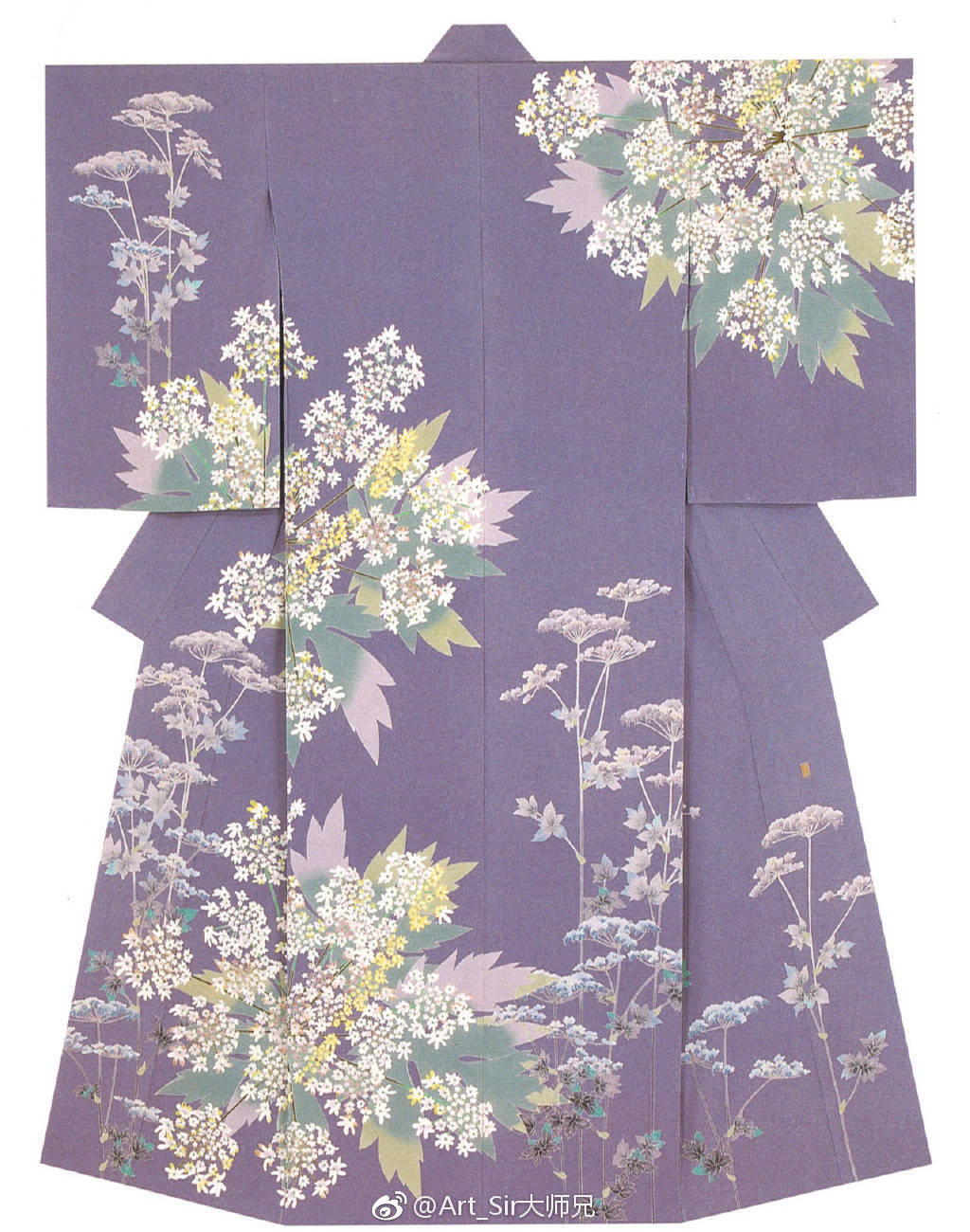 *友禅染 · 藤色