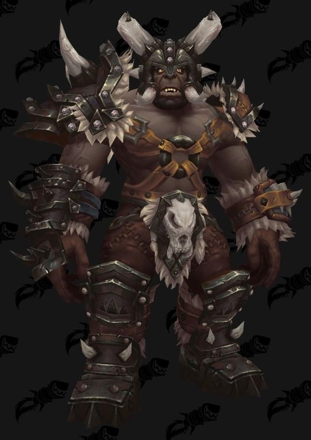 黑石氏族外观玛格汉兽人争霸艾泽拉斯测试服,昨天曝光了玛格汉兽人和