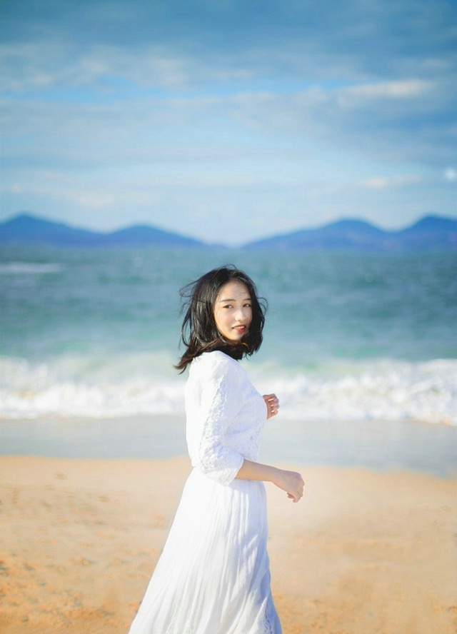 天真无邪海边清纯美女浪漫清新娇嫩唯美写真集 @微相册 @微