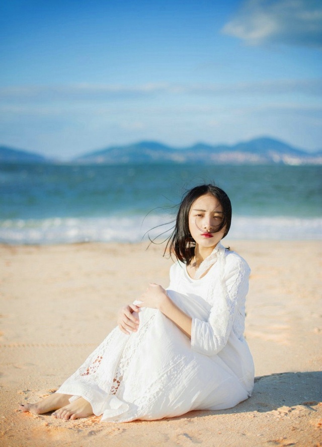 天真无邪海边清纯美女浪漫清新娇嫩唯美写真集 @微相册 @微