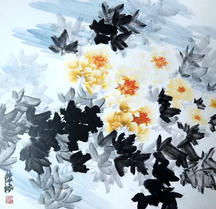 春意牡丹舞东风:陈枫国画写意牡丹撷英