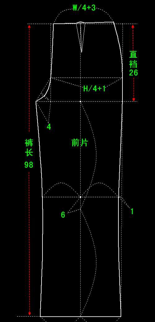 跟张哥学裁剪之裤子系列——阔腿裤