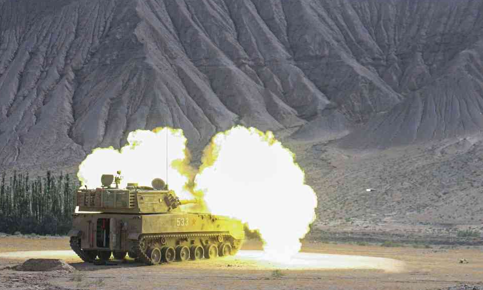 火力强跑得快!plz-07式122毫米履带式自行榴弹炮火力凶