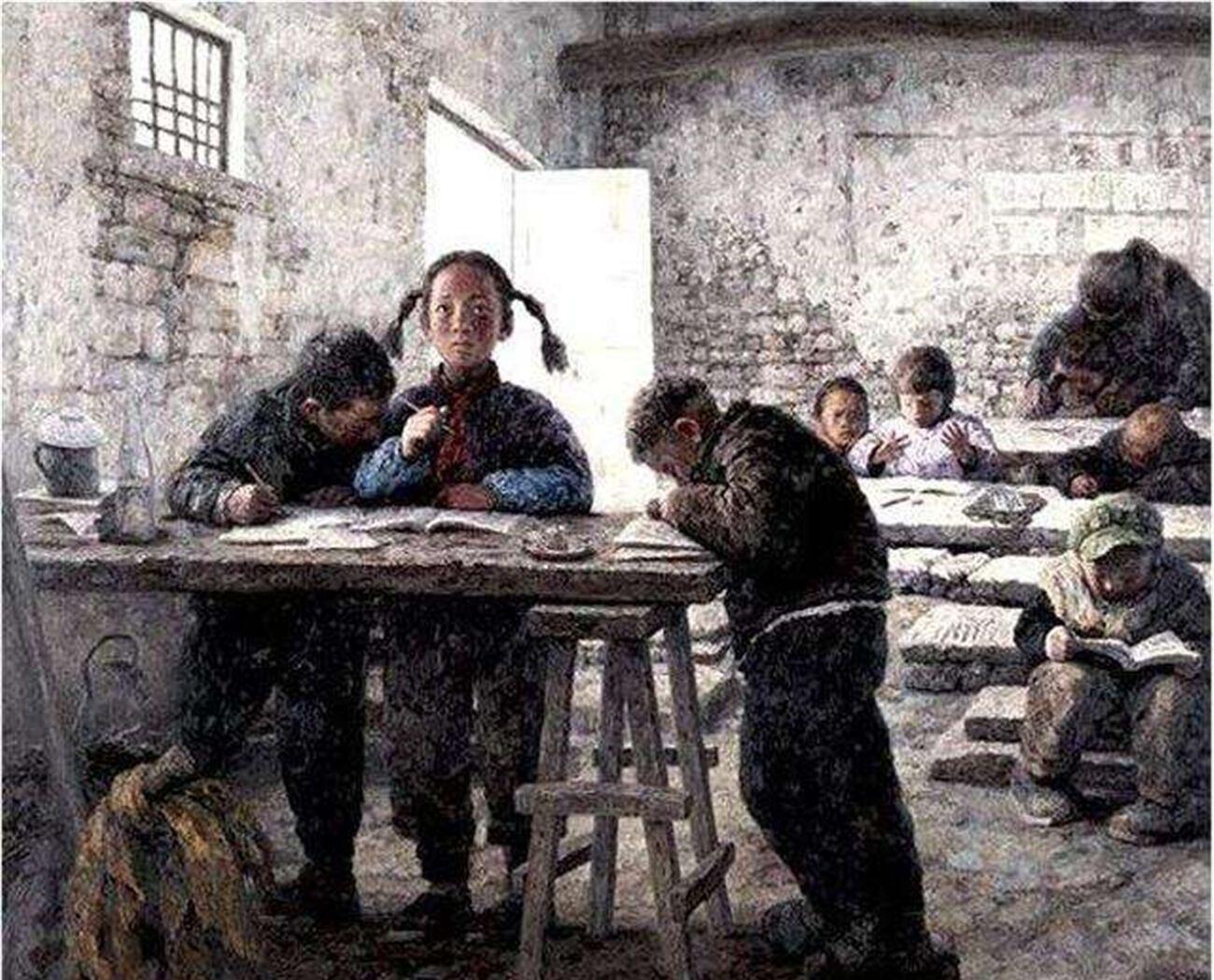 一组农村老照片,00后一般没有经历过!